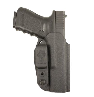 DeSantis Gunhide 137KJ0CZ0 Slim-Tuk IWB Black Kydex Belt Clip Fits Glock 43 w/Streamlight TLR6 Right Hand