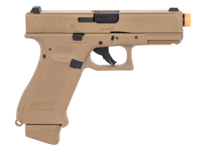 Umarex Glock Air Guns 2276338 G19X Airsoft Pistol CO2 6mm 14rd Coyote Frame Coyote Polymer Grip