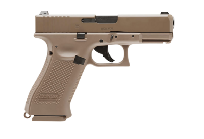 Umarex Glock Air Guns 2255212 G19X BB Gun Pistol CO2 177 BB 18rd Coyote Frame Coyote Polymer Grip