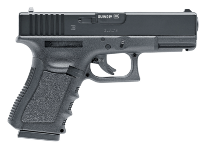 Glock Air Pistol 2255200 Glock 19 Gen3 CO2 177 BB 16rd Black Frame Black Polymer Grip