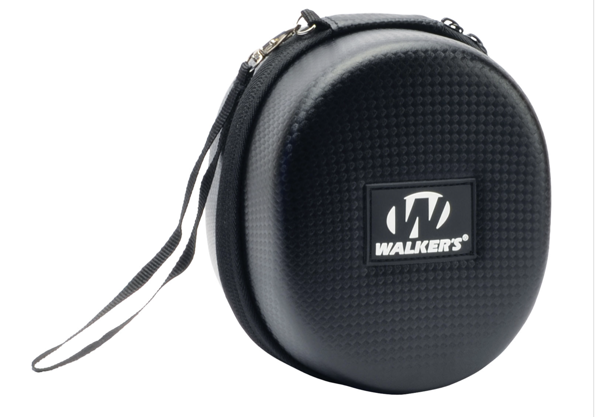Walker&#39;s GWPREMSC Muff Protective Case Black EVA Includes Detachable Nylon Lanyard