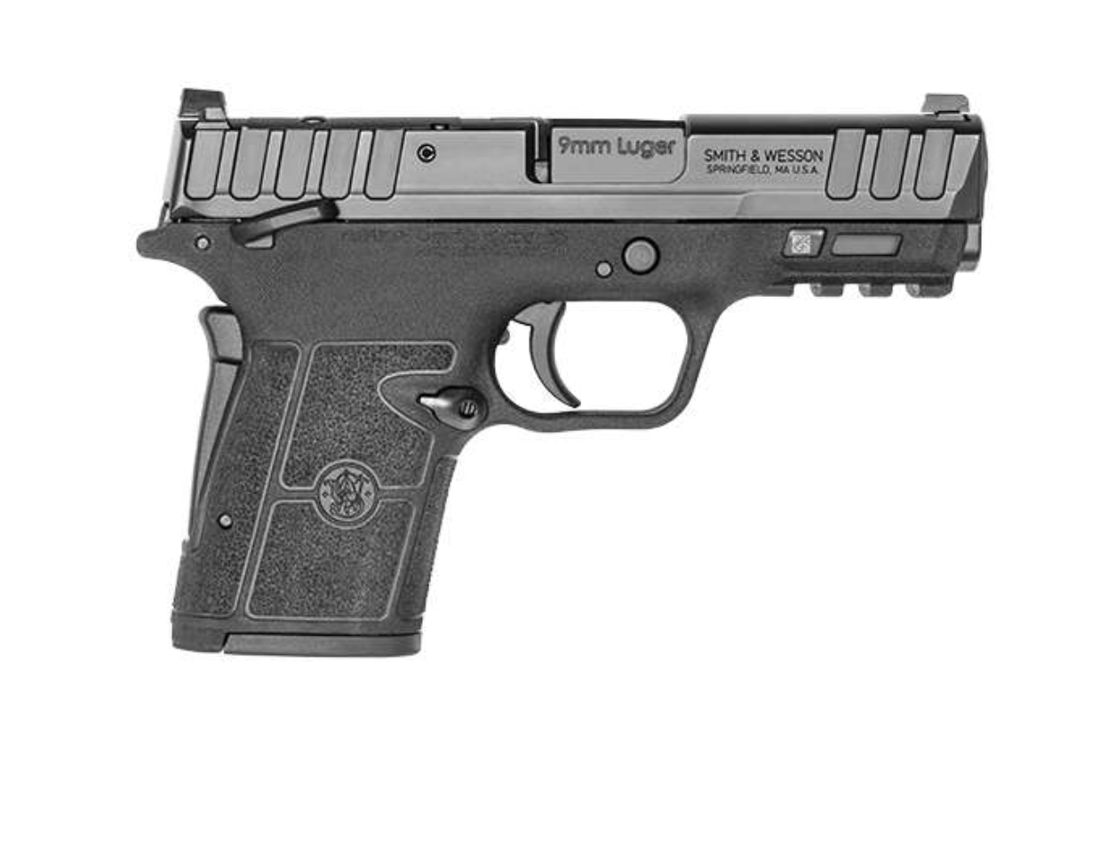 Smith &amp; Wesson 13732 Equalizer Micro-Compact 9mm Luger 10+1 3.68&quot; Black Armornite Steel Barrel, Optic Ready/Serrated Slide, Black Polymer Frame w/Picatinny Rail, Black Textured Polymer Grips