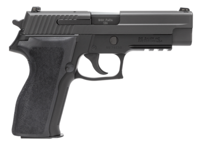 Sig Sauer P226 Full Size *CA Compliant 9mm Luger Caliber with 4.40&quot; Barrel, 10+1 Capacity, Black Hardcoat Anodized Finish Aluminum Picatinny Rail Frame, Serrated Black Nitron Stainless Steel Slide, Bl