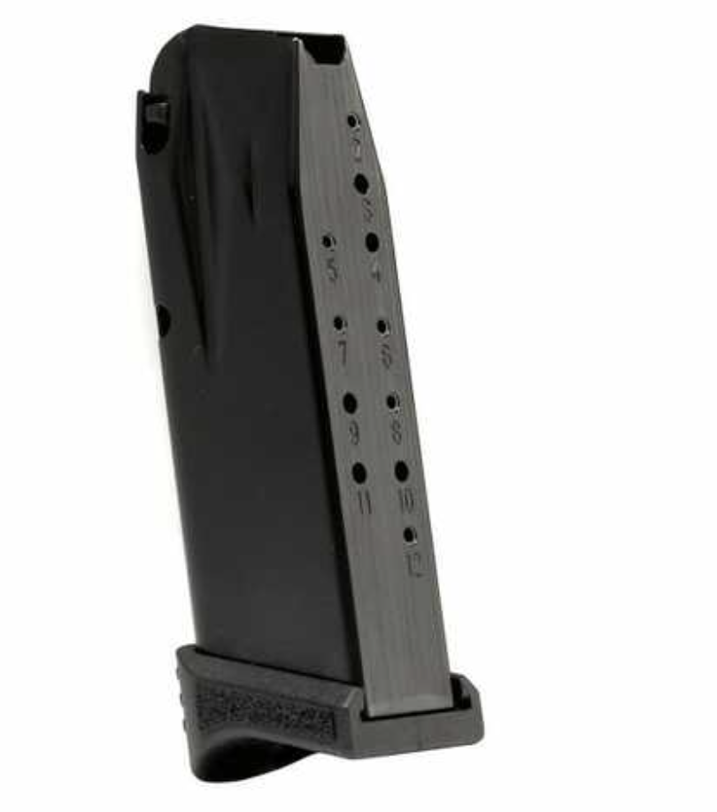 Century Arms MC9 12rd 9mm Magazine Fits Canik MC9 w/ Finger Rest Black Steel