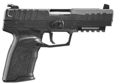 FN 66101276 Five-seveN MRD 5.7x28mm 4.80&quot; Barrel 10+1, Matte Black Polymer Frame With Mounting Rail &amp; Serrated Trigger Guard, Optic Cut Steel Slide, No Manual Safety, Optics Ready