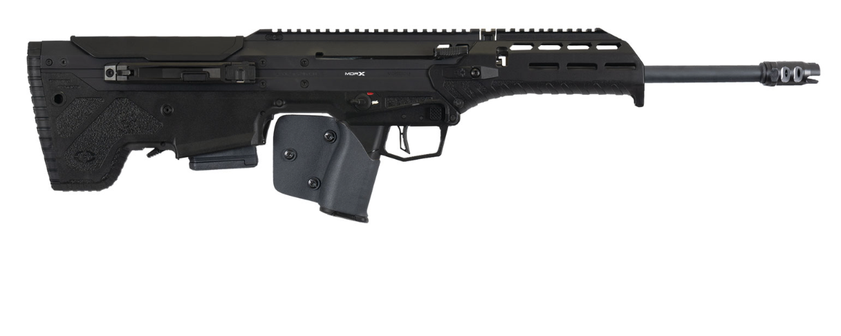 Desert Tech MDRX *CA Compliant 5.56x45mm NATO 20&quot; 10+1 Black Black Fixed Bullpup Stock Black Polymer with Integrated Shark Fin Grip Ambidextrous Hand