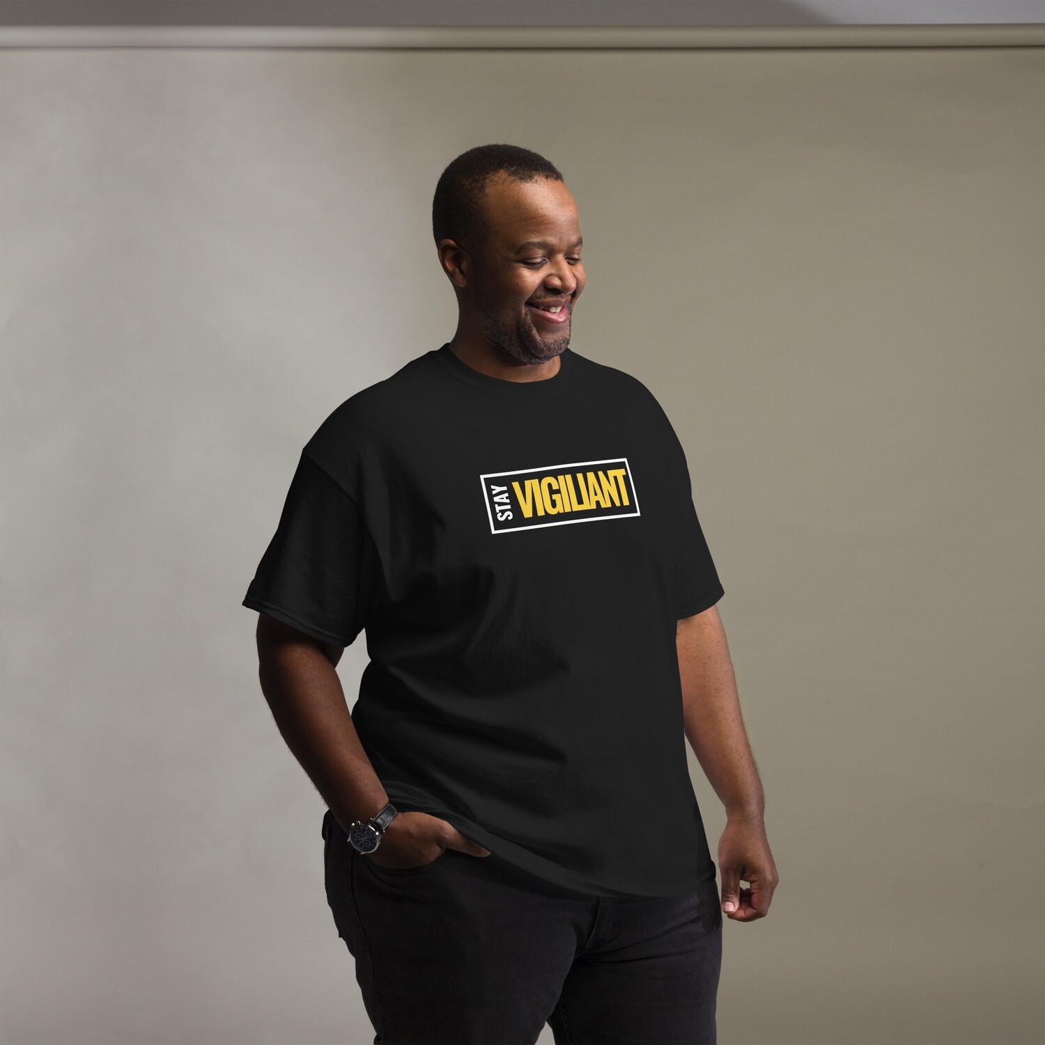 Stay Vigilant T-shirt , Size: S