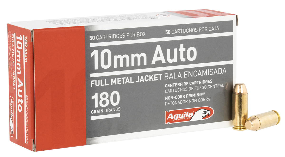 Aguila Target &amp; Range 10mm Auto 180 gr Full Metal Jacket (FMJ) 50 Per Box