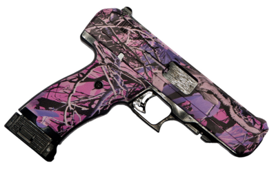 Hi-Point 34010PI Model JCP 40 S&amp;W Caliber with 4.50&quot; Barrel, 10+1 Capacity, Overall Hydro-Dipped Country Girl Camo Finish, Picatinny Rail Frame, Serrated Steel Slide &amp; Polymer Grip