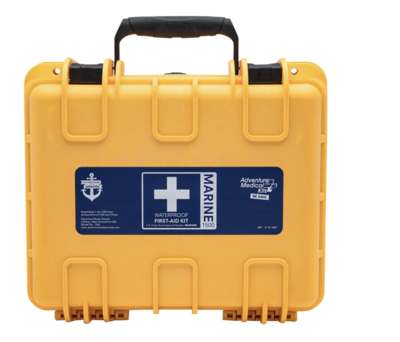 Adventure Medical Kits Marine 600 Treats Injuries/Illnesses Waterproof Yellow