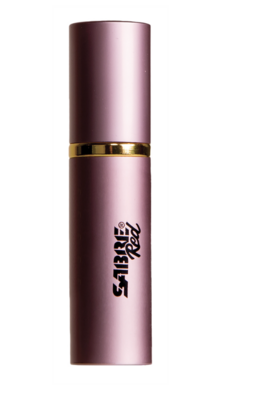 Sabre Pink Lipstick Pepper Spray OC Pepper 10 Burst Range 10 ft .78 oz Pink