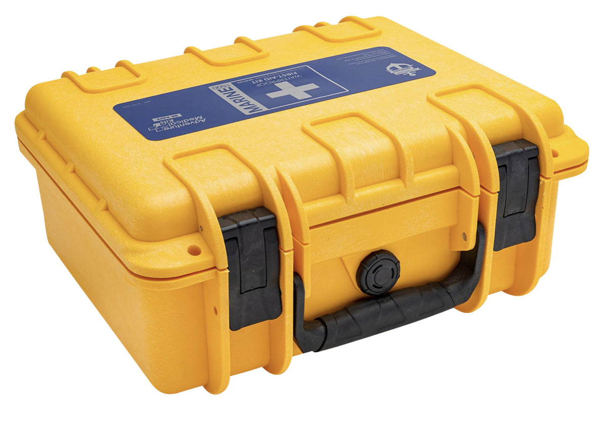 Adventure Medical Kits Marine 1500 Treats Injuries/Illnesses Dust Proof Waterproof Yellow