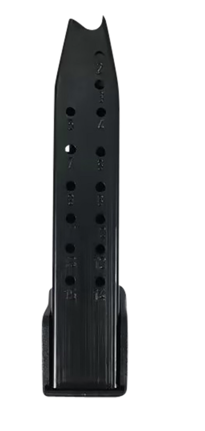 Canik MC9 15rd 9mm Magazine Fits Canik MC9 w/ Grip Extension Black Steel