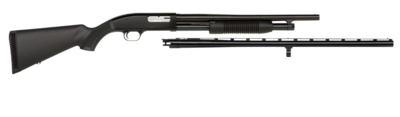 Maverick Arms 31014 88 Combo 12 Gauge 5+1 3&quot; 18.5&quot; Blued Barrel w/Cylinder Bore &amp; 28&quot; Blued Vent Rib Barrel w/Modified Choke Tube, Dual Extractors, Anti-Jam Elevator, Synthetic Stock, 14.5&quot; Fixed LOP,