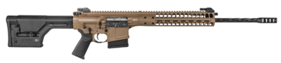 LWRC MKII *CA Compliant 7.62x51mm NATO 20&quot; 10+1 Flat Dark Earth Cerakote Stainless Steel Adjustable Magpul PRS Stock Black Polymer Grip