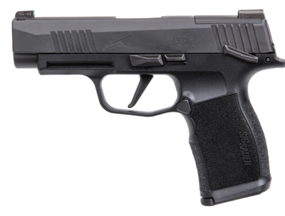 Sig Sauer 365XL9BXR3PMS P365 XL 9mm Luger 12+1 3.70&quot; Black Barrel, Black Nitron Optic Ready/Serrated SS Slide, Black SS Frame w/Beavertail &amp; Black Polymer Grips