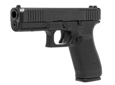 Glock G20 Gen5 MOS Compact 10mm Auto 10+1 4.61&quot; Black Steel Barrel, Black nDLC Serrated Slide, Black Polymer Frame w/Accessory Rail, Black Polymer Grips