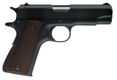 Browning 1911-22 A1 Compact *CA Compliant 22 LR 10+1 3.63&quot; Matte Black Serrated Steel Slide &amp; Aluminum Frame w/Beavertail, Textured Composite Grip