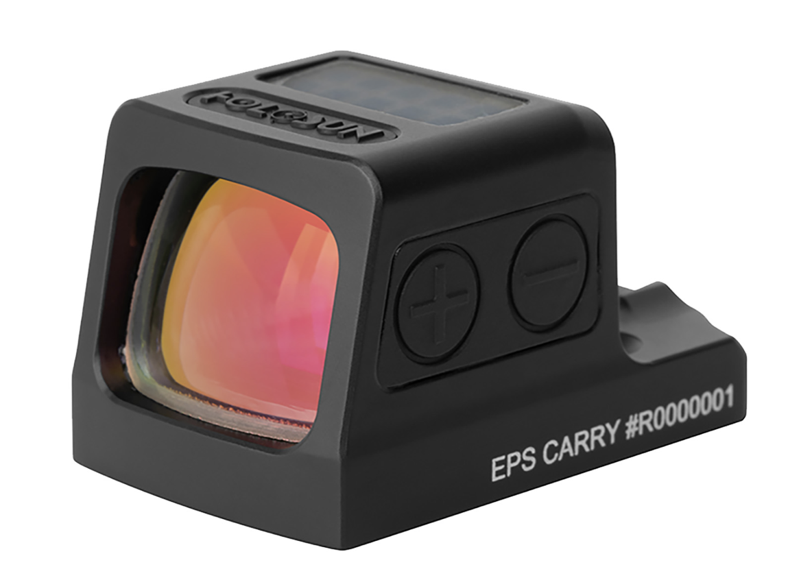 Holosun EPS Carry Red MRS Black Anodized 0.58 x 0.77 2 MOA Red Dot/32 MOA Red Circle