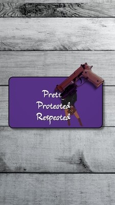 Pretty, Protected &amp; Respected Handgun Or LongGun Cleaning Mat