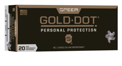 Speer Gold Dot Personal Protection 308 Win 150 gr 2820 fps Soft Point (SP) 20 Bx