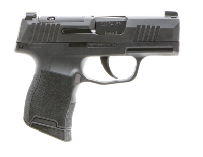 Sig Sauer P365 BXR Micro-Compact 9mm Luger 10+1 3.10&quot; BlackBarrel, Black Nitron Optic Ready/Serrated Slide, Black Polymer Grips Right Hand