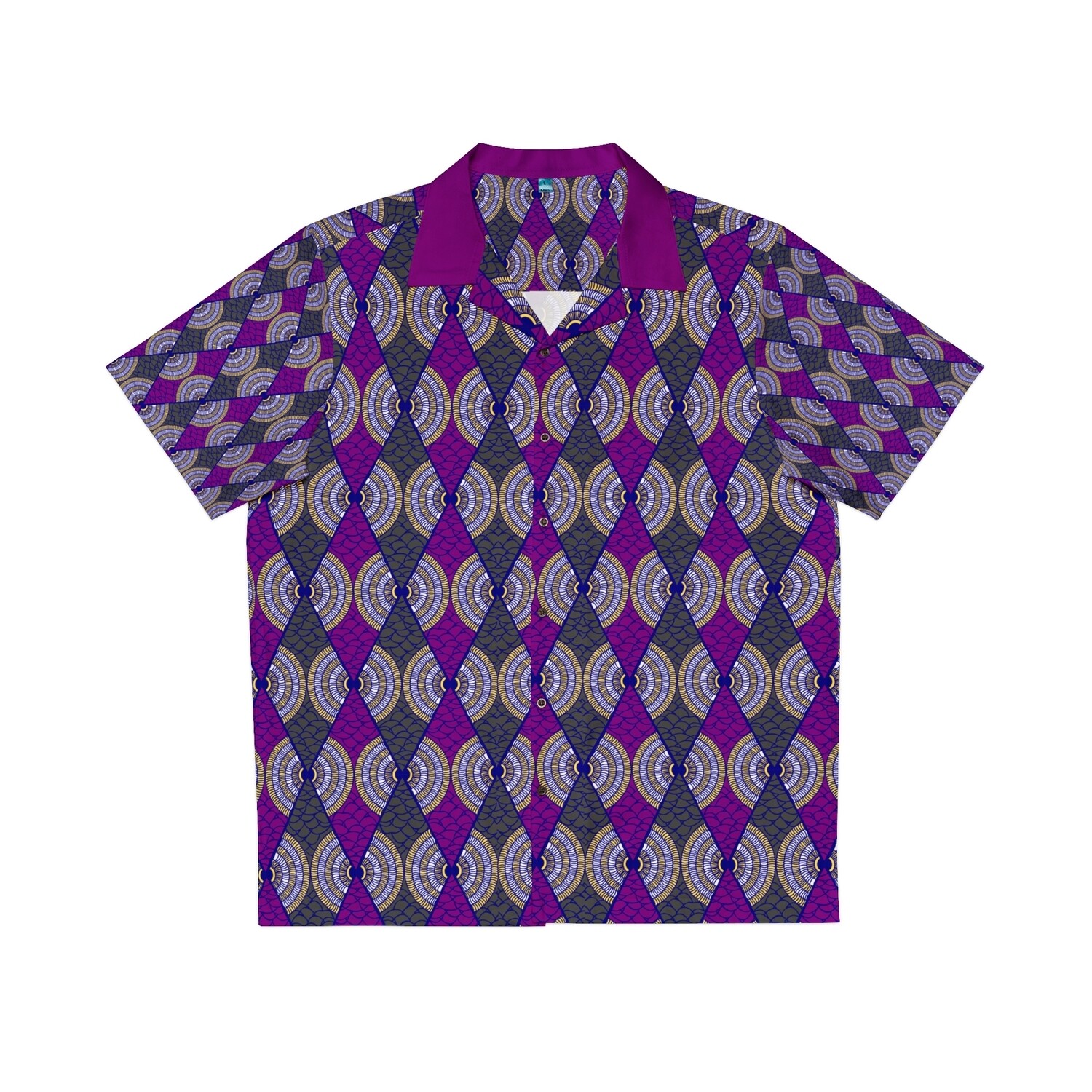 Redstone African Print Hawaiian Shirt
