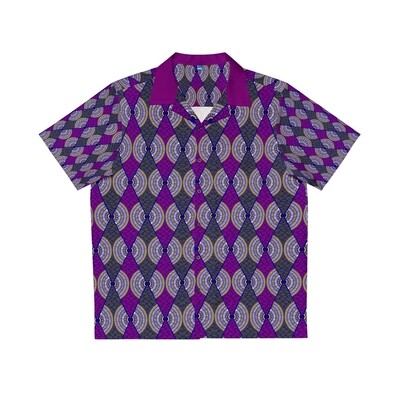 Redstone African Print Hawaiian Shirt