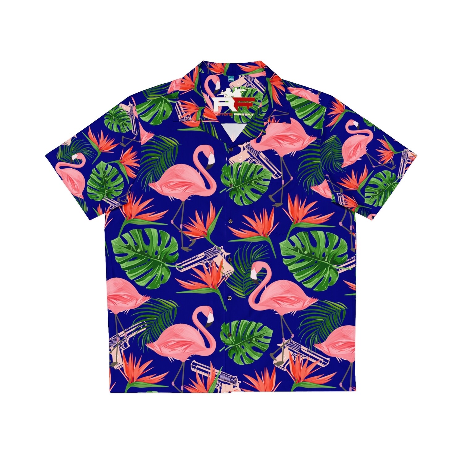Redstone Tropical Flamingo Breeze Hawaiian Shirt