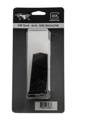 Glock Factory OEM G26 Gen5 10rd 9mm Luger, Black Polymer