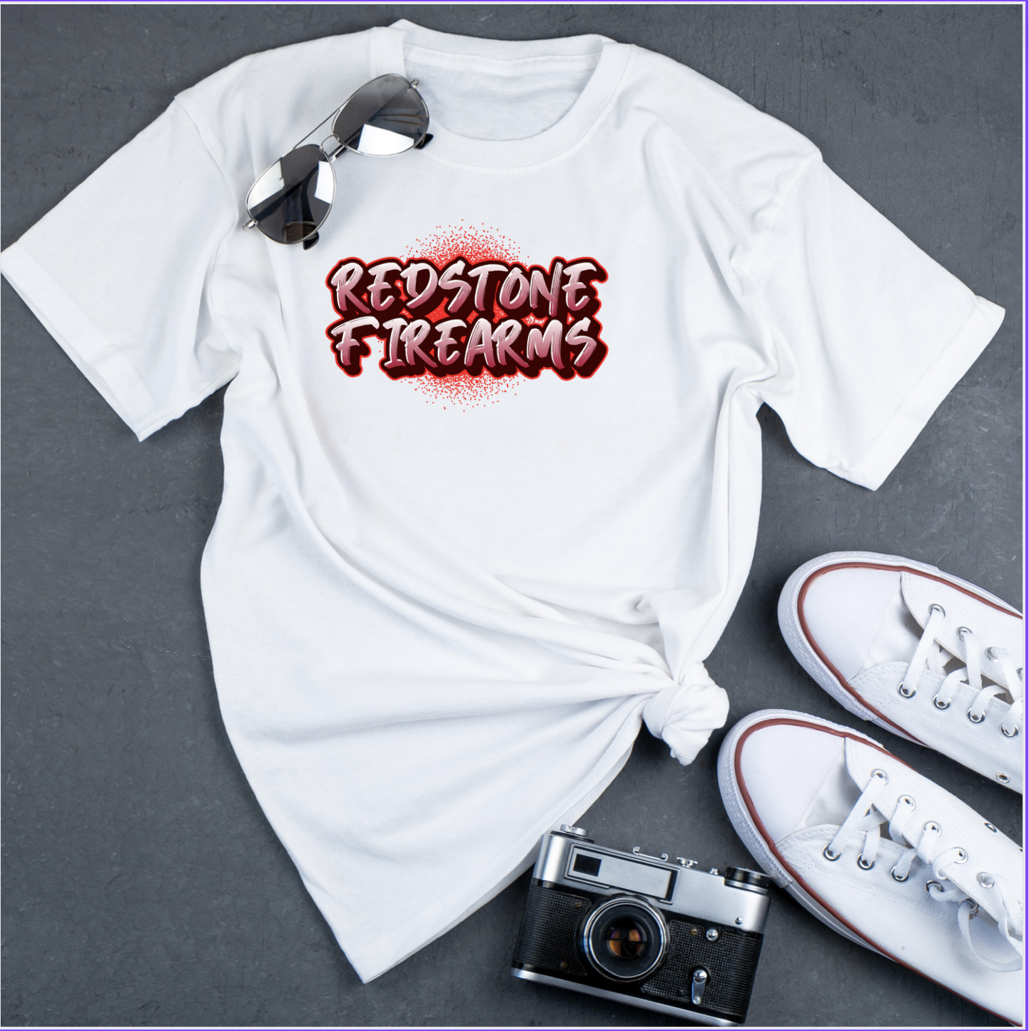 Redstone Firearms Spray Paint T-Shirt