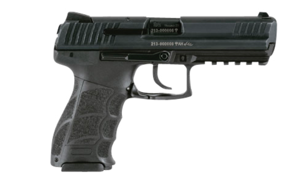 HK P30 Subcompact V1 Light LEM *MA Compliant 9mm Luger Caliber with 3.27&quot; Barrel, 10+1 Capacity, Black Finish with Picatinny Rail Frame, Serrated Steel Slide &amp; Finger Grooved Interchangeable Backstrap