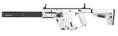 Kriss USA Vector 22 Gen II CRB 22 LR Caliber with 10+1 Capacity, 16&quot; Barrel, Alpine Cerakote Metal Finish &amp; 6 Position Apline White Synthetic Stock Right Hand (Full Size)
