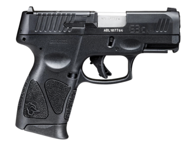 Taurus G3C Compact 9mm Luger 10+1 3.20&quot; Matte Stainless Barrel, Matte Black Tenifer Serrated Slide, Black Polymer Frame w/Picatinny Rail, Black Polymer Grips Right Hand Includes B&amp;W US Flag Holster