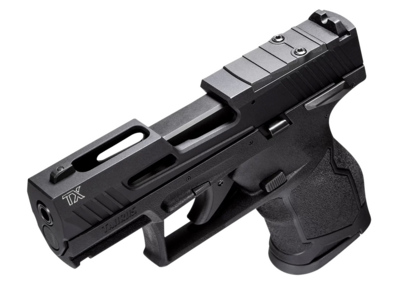 Taurus TX22C Compact 22 LR 10+1 3.60&quot; Black Barrel, Slide &amp; Polymer Frame, Rubber Grips