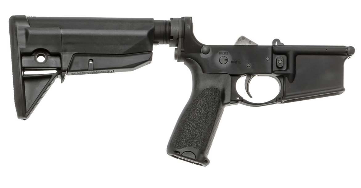 BCM BCM Lower MOD 0 Multi-Caliber 7075-T6 Aluminum Black Synthetic Pistol Grip &amp; Stock for AR-Platform
