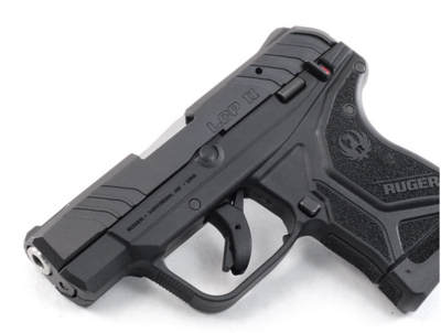 Ruger 13747 LCP II *CA Compliant 22 LR 10+1 2.75&quot; Satin Stainless Barrel, Black Oxide Serrated Slide &amp; Textured Polymer Frame/Grip, Lite Rack System