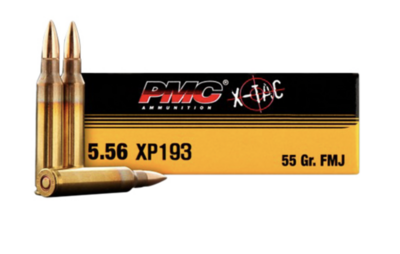 PMC X-Tac Battle Pack 5.56x45mm NATO 55 gr 3270 fps Full Metal Jacket Boat-Tail (FMJBT) 200 Bx