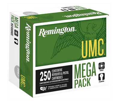 Remington UMC Mega Pack 380 ACP 95 gr Full Metal Jacket (FMJ) 250 Round Case