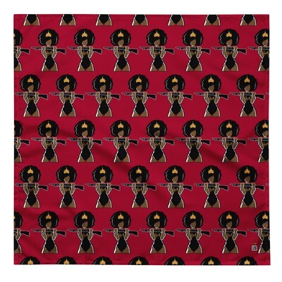 Pump Action Queen Pattern Print Bandana