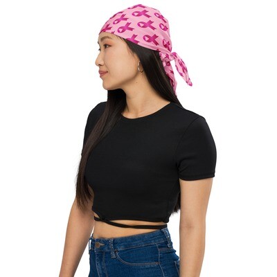 Breast Cancer Awareness Polyester Bandana