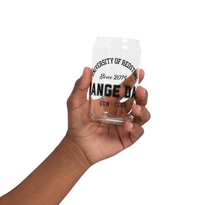U Of Redstone Range Day Gun Club Can-Shaped Glass