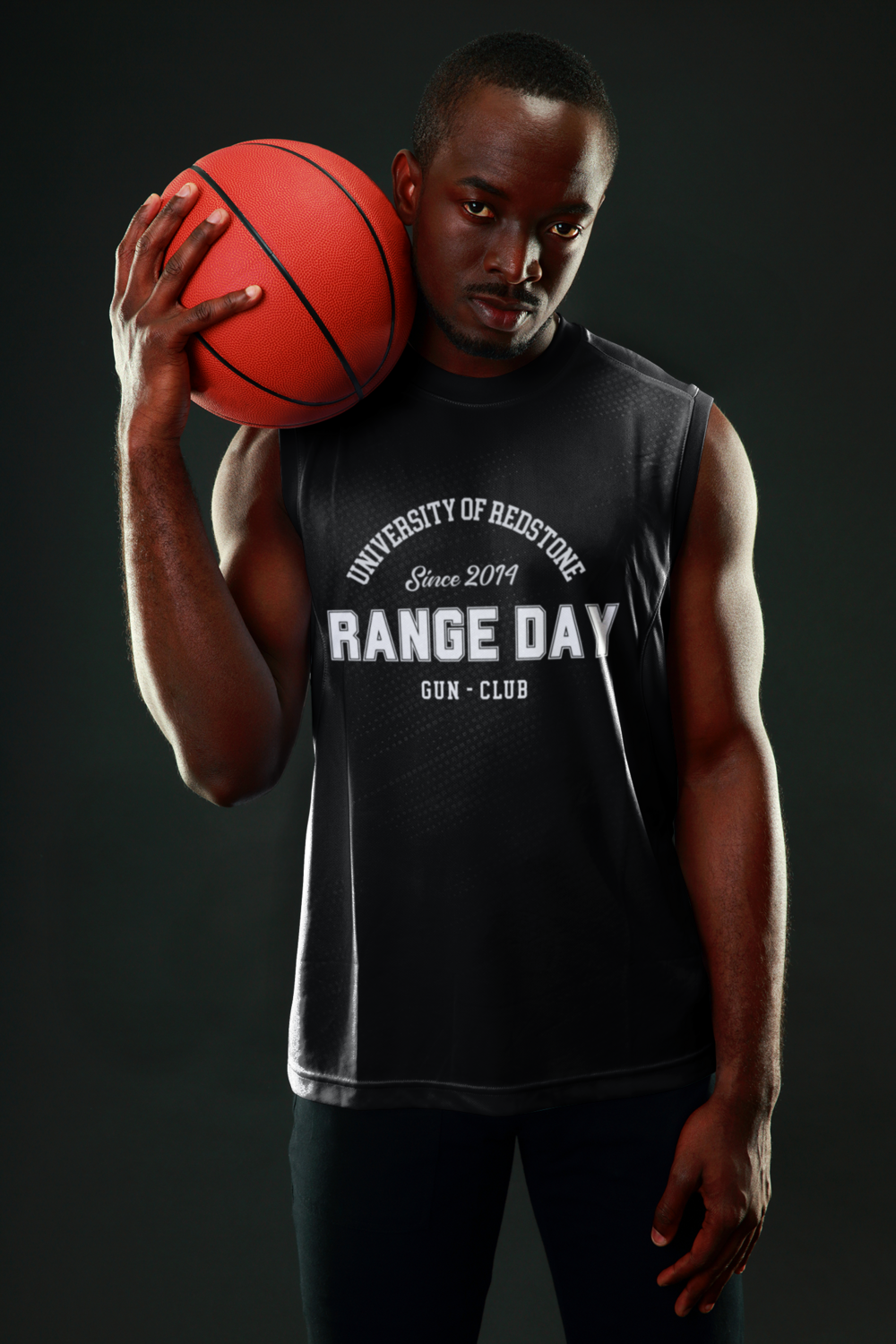 University of Redstone Range Day Sleeveless Shirt Black/Navy
