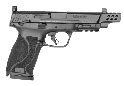 Smith &amp; Wesson M&amp;P M2.0 Optic Ready Striker Fire 10mm Auto with 5.60&quot; Barrel 15+1, Black Polymer Frame With Picatinny Acc. Rail, Optic Cut/Ported Armornite Slide, Manual Safety