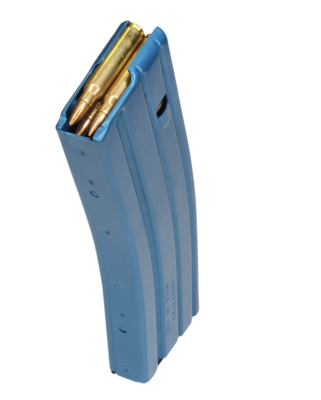Duramag AR-15 Duramag Speed 20rd Fits AR-15 .223 Cal/5.56/300Blk Blue Aluminum