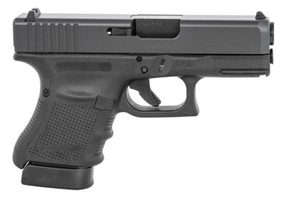 Glock G30 Gen4 Subcompact 45 ACP 3.78&quot; Barrel 10+1, Black Frame &amp; Slide, Finger Grooved Rough Texture Grip, Modular Backstrap, Safe Action Trigger (US Made)