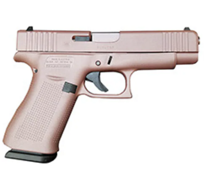 Glock PA4850204RG G48 9mm Luger 10+1 4.17&quot; GMB Barrel Serrated Slide Rose Gold Cerakote w/Black Controls Polymer Frame w/Beavertail Right Hand