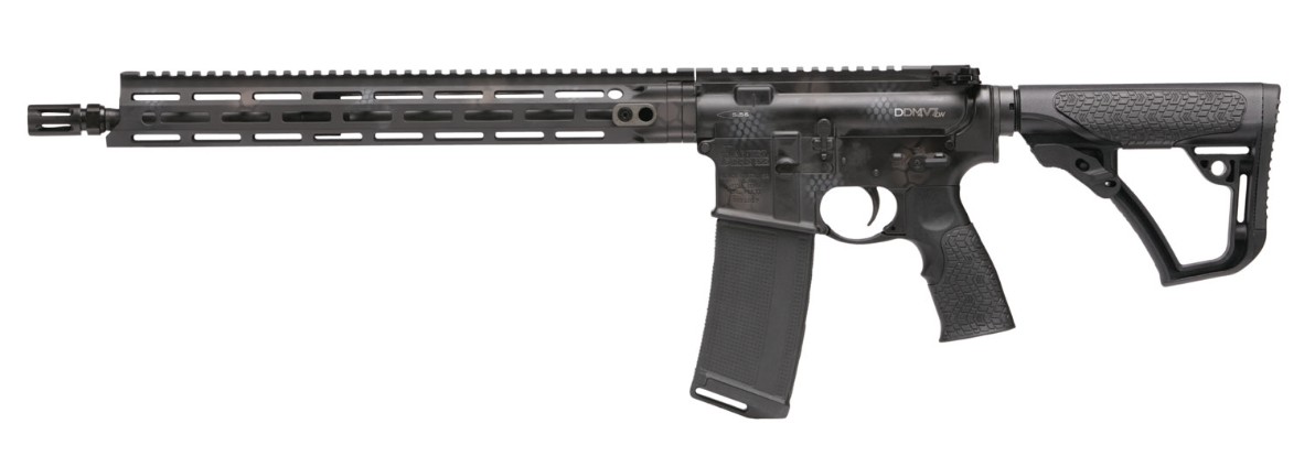 Daniel Defense DDM4 V7 *CA Compliant 5.56x45mm NATO 16&quot; 10+1 Rattlecan Cerakote 6 Position w/SoftTouch Overmolding Stock