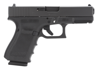 Glock G32 Gen4 Compact 357 Sig 4.02&quot; Barrel 13+1, Black Frame &amp; Slide, Finger Grooved Rough Texture Grip, Modular Backstrap, Reversible Mag. Catch, Safe Action Trigger