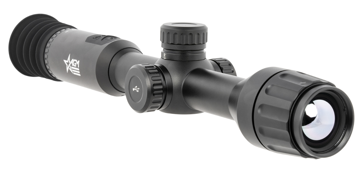 AGM Global Vision Adder TS35-384 Thermal Rifle Scope Black 3-24x 35mm Multi Reticle Digital 1x/2x/4x/8x Zoom 384x288, 50Hz Resolution